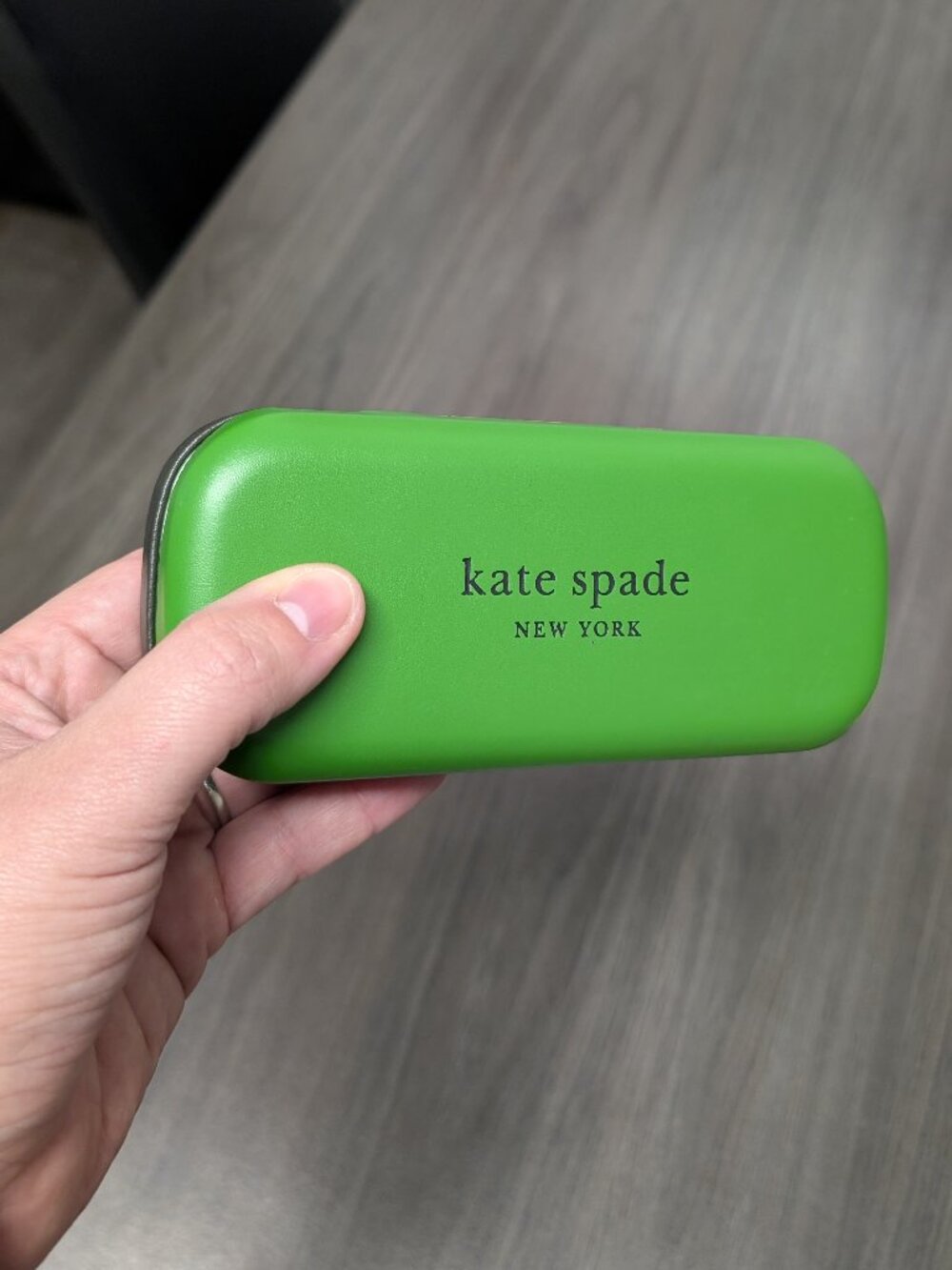 NEW SMALL/REGULAR Kate Spade Green and Black Eyeglasses Sunglasses Case